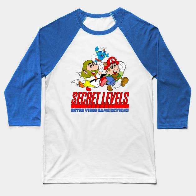 Levels w/ Genie Baseball T-Shirt by SecretLevels